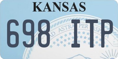 KS license plate 698ITP