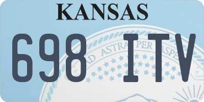 KS license plate 698ITV