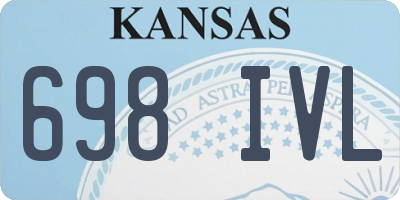 KS license plate 698IVL