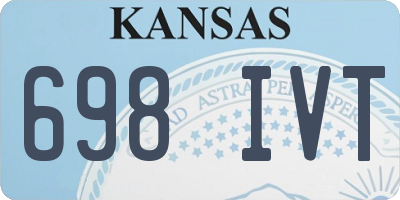 KS license plate 698IVT