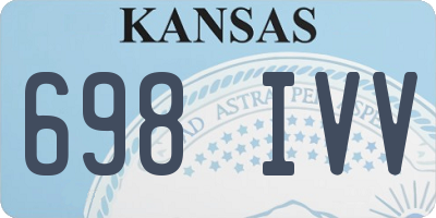 KS license plate 698IVV