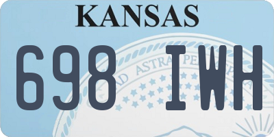 KS license plate 698IWH