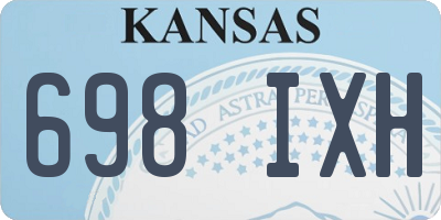 KS license plate 698IXH