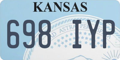 KS license plate 698IYP