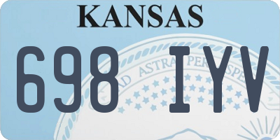 KS license plate 698IYV