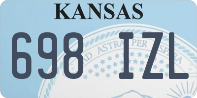 KS license plate 698IZL