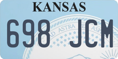 KS license plate 698JCM