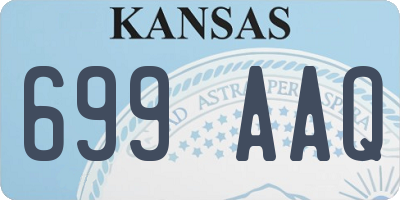 KS license plate 699AAQ