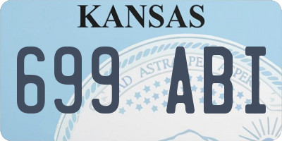 KS license plate 699ABI