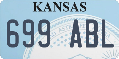KS license plate 699ABL