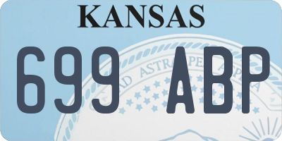 KS license plate 699ABP