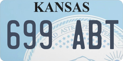 KS license plate 699ABT