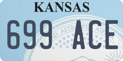 KS license plate 699ACE