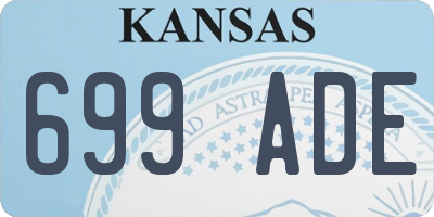 KS license plate 699ADE