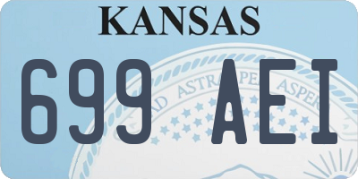 KS license plate 699AEI