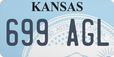 KS license plate 699AGL