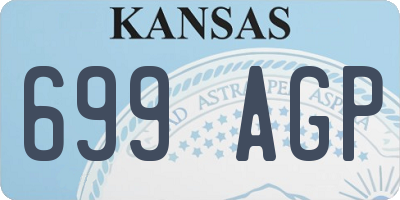 KS license plate 699AGP