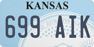 KS license plate 699AIK