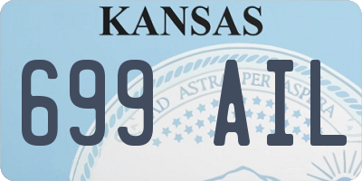 KS license plate 699AIL