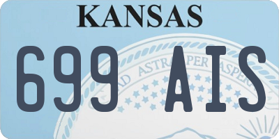 KS license plate 699AIS