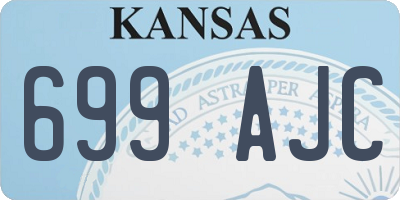 KS license plate 699AJC