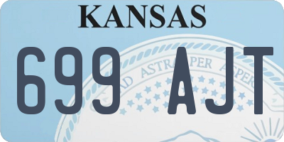 KS license plate 699AJT