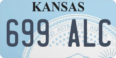 KS license plate 699ALC