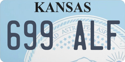 KS license plate 699ALF