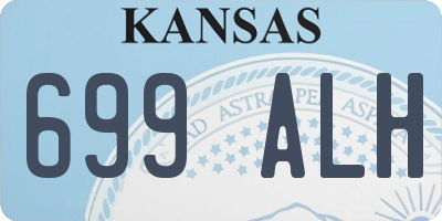 KS license plate 699ALH