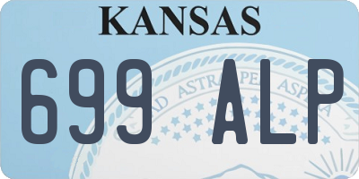 KS license plate 699ALP