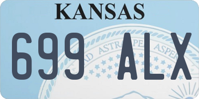 KS license plate 699ALX