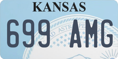 KS license plate 699AMG