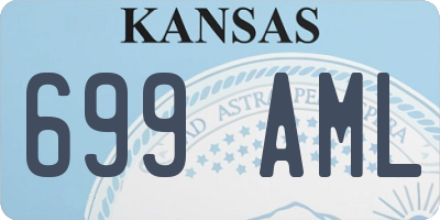 KS license plate 699AML