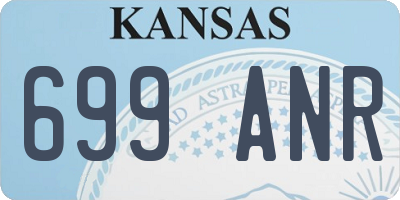 KS license plate 699ANR