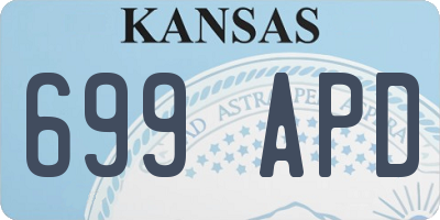 KS license plate 699APD