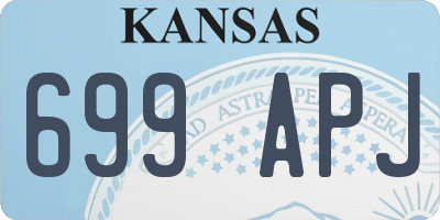 KS license plate 699APJ