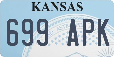 KS license plate 699APK