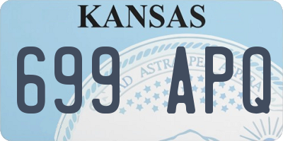 KS license plate 699APQ