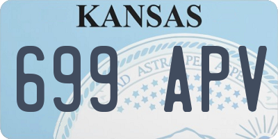 KS license plate 699APV