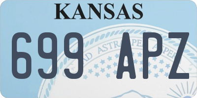 KS license plate 699APZ