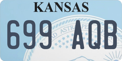KS license plate 699AQB