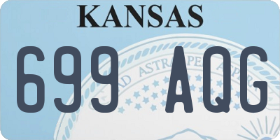 KS license plate 699AQG