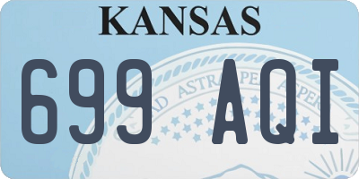 KS license plate 699AQI
