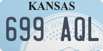 KS license plate 699AQL
