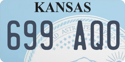 KS license plate 699AQO