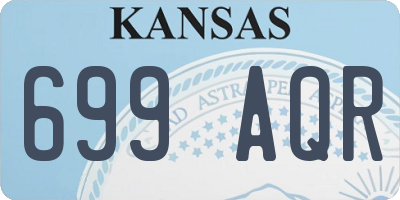 KS license plate 699AQR