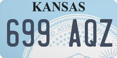 KS license plate 699AQZ