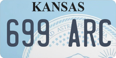 KS license plate 699ARC