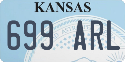 KS license plate 699ARL