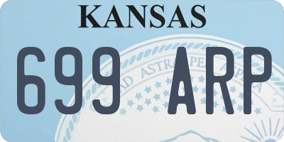 KS license plate 699ARP